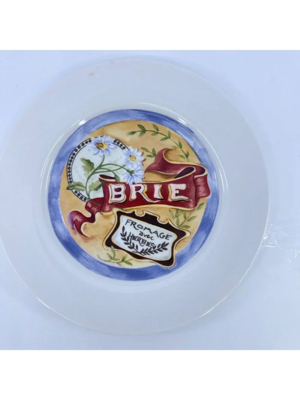 vintage restoration hardware cheese plate stilton brie emmental parmigiano